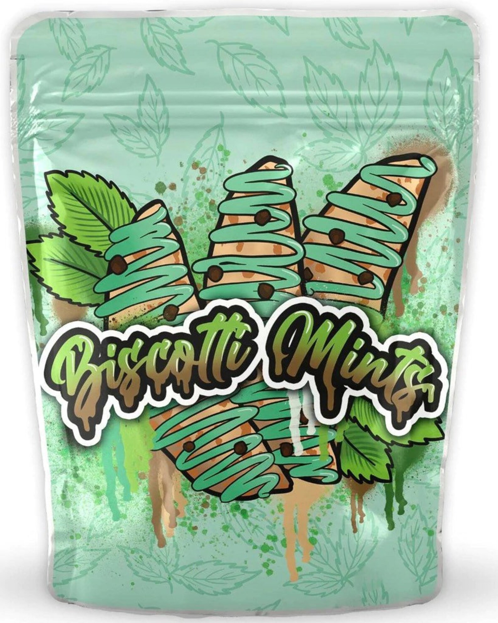 Biscotti Mints Cali Mylar Bags Etsy