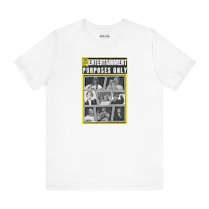 For Entertainment Purposes Only - Lewis Capaldi Design Unisex T Shirt by Rhythmic Rags - Exclusive Unique Lewis Capaldi T Shirt Designs