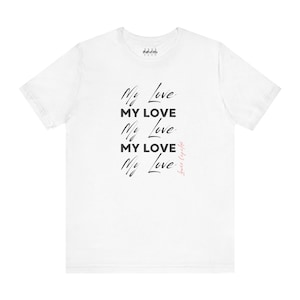 My Love - Lewis Capaldi Design Unisex T Shirt by Rhythmic Rags - Exclusive Unique Lewis Capaldi T Shirt