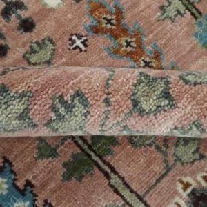 Oreng Oushak rug 9X12 Hand knotted Oushak rug floral rug large size living room rugs kids room traditional wool Area rug runner size oushak