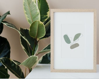 Printable Art - LineArt - Prickly Pear - DIGITAL DOWNLOAD