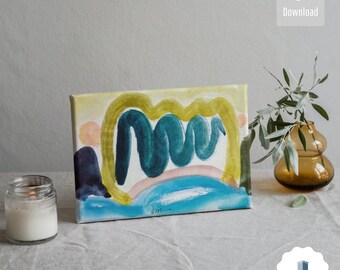 Printable art - Arthur Dove's Pond in Sunlight (1935) - Digital download