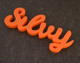 3D Printed Custom Name, Decorative PLA Lettering, Personalized Sign for Home and Office, Unique and Creative Gift