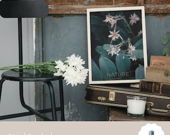 Printable Art - Printable Wall Art - Leaves Poster Print / Nature Art Prints / Green Poster Prints / Leaf Art Prints / Forest Art