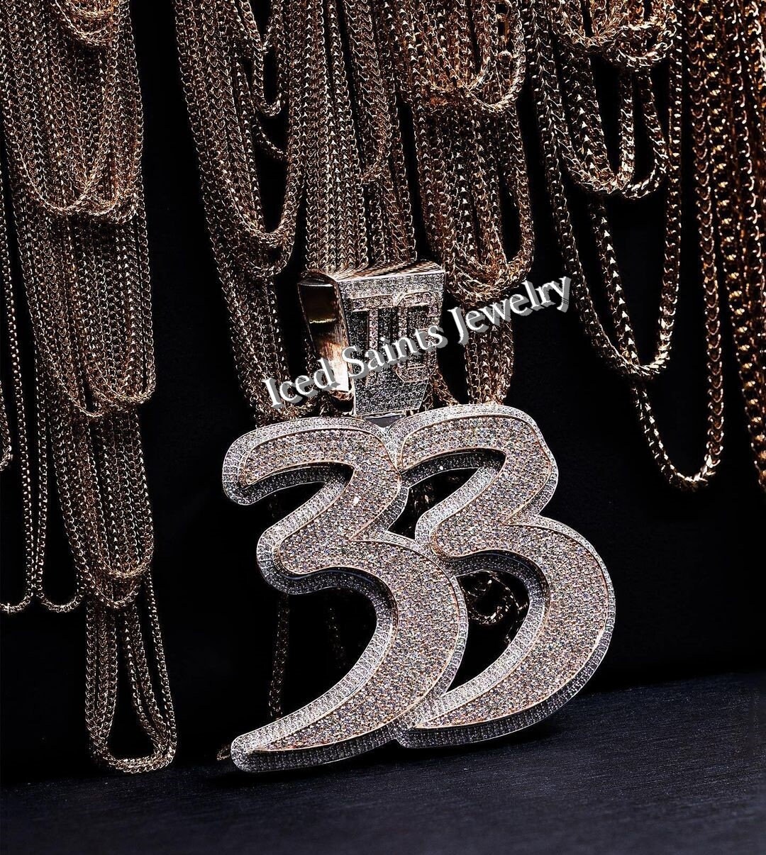 Number pendant necklace clearance