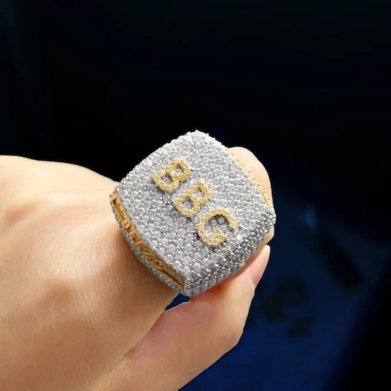 Hip hop outlet diamond rings