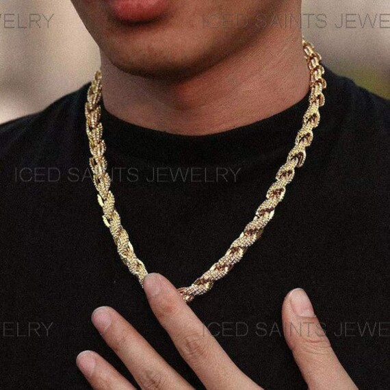 Iced rope chain deals