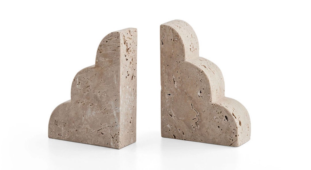 AMOYSTONE 2-3 pond Kleine Agaat Boekensteunen 1 Paar Natuurlijke Kristal Geverfd Roze Decoratieve Boek Stopper voor Boeken Films Cds