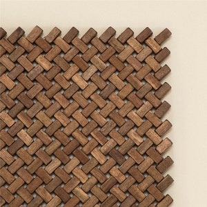 Wood Tub Mat - Handmade Acacia Wood Bath Mat - Contemporary Home Shower Mat A.60x100cm (23x40 inches) / B.70x130xm (28x51 inches)
