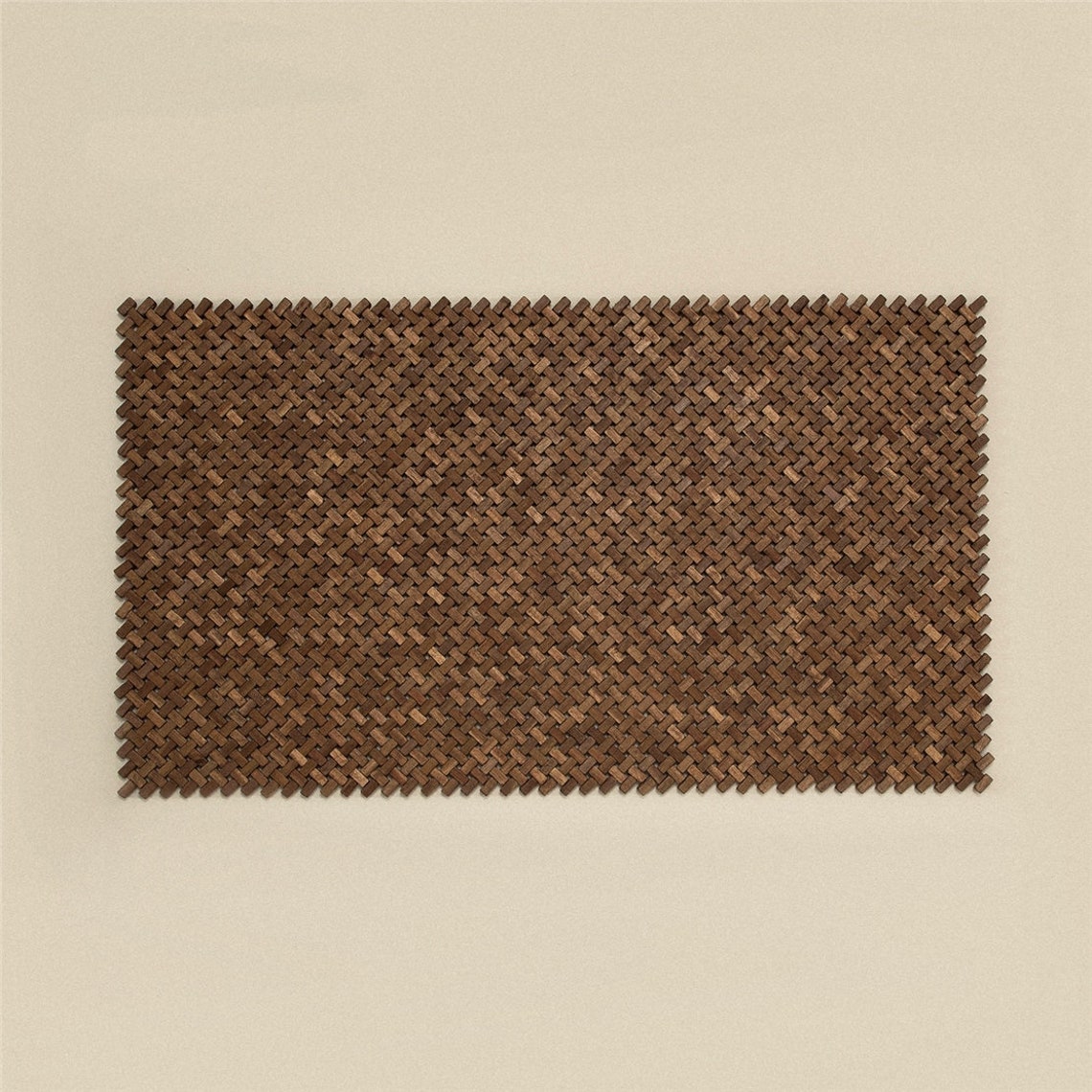 Wood Tub Mat Handmade Acacia Wood Bath Mat Contemporary - Etsy