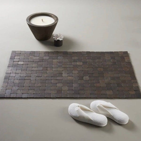 Wood Bath Mat - Etsy
