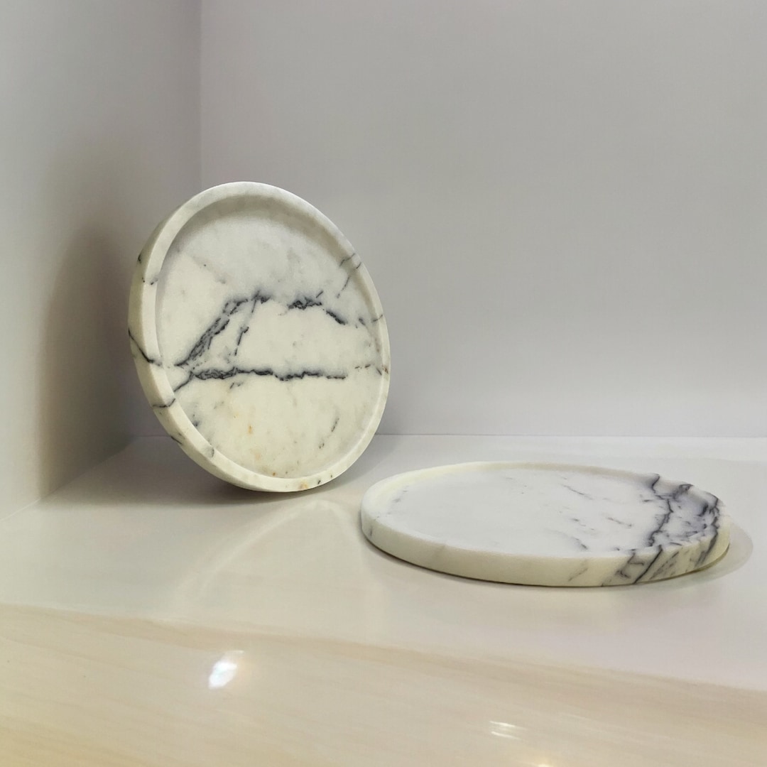 PORTOFINO MARBLE TRAY for Serving, Decoration, and Organizing - Elegant ...