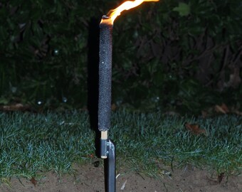 Porte-torche torche en cire décoration de jardin feu en acier bougeoir de l'Avent