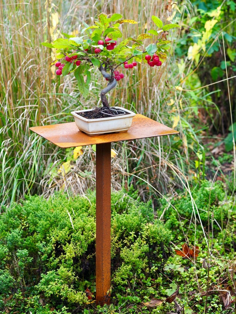 Pflanzenständer Blumenständer Bonsai Metall Stecktisch Bild 1