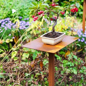 Pflanzenständer Blumenständer Bonsai Metall Stecktisch Bild 4