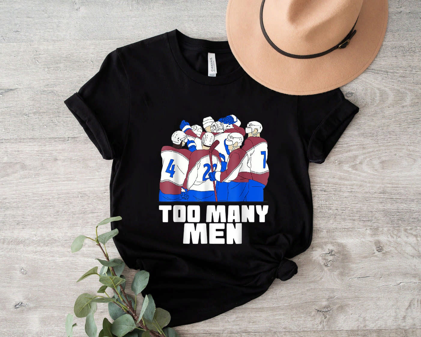 Too Many Men Shirt Nazem Kadri, Colorado Avalanche - Ellie Shirt