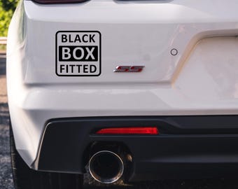 Black Box Fitted Vinyl Sticker Decal Car Sticker Waterproof New Driver