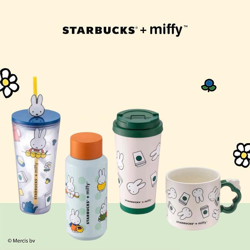 Miffy X Starbucks 2025 Taiwan Limited Edition Collaboration