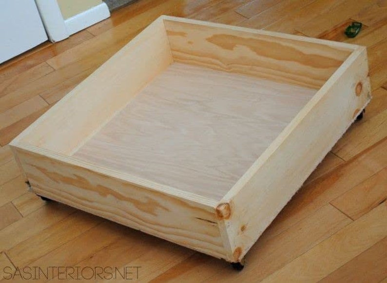 Jairi Traders Wooden Under Bed Drawer 2418 Inches Etsy