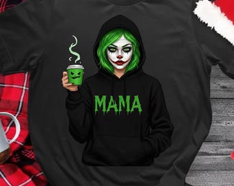 Killer Mama Png, Horror Mama Png, Film spaventosi Png, Spooky Mama PNG, Caffè PNG, Killer Mama, Halloween Png, Download digitale