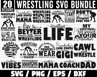 Wrestling SVG Bundle, Wrestler svg, wrestler png bundle, wrestling svg cut file, Wrestling Quotes Svg, Wrestling Shirt Svg, Wrestling svg