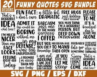 Funny Quotes Svg Bundle, Sarcasm Svg Bundle, Sarcastic Sayings Svg, Sarcastic Quotes Svg, Mom Life Svg, Sassy Svg, Sarcasm Svg bundle