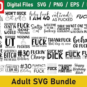 Erwachsenen-Svg-Bundle, Erwachsenen-Svg, Rude-Svg, Handwerks-Bundle, Erwachsenen-Zitaten svg, Savage-Svg, lustiges svg-Bundle, Hündin svg, Mittelfinger-Svg