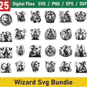 Zauberer svg, Zauberer svg Bundle, Dungeons und Dragons, Zauberer svg Dateien, Dnd svg, Fantasy svg, Zauberer png, Zauberer Wandkunst