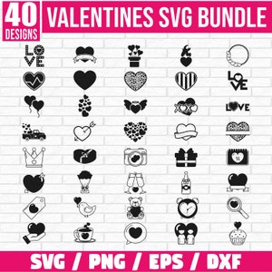 Valentine&#39;s Day Icon Bundle svg, Love Line Icons, Wedding timeline icons svg bundle, Wedding doodle bundle