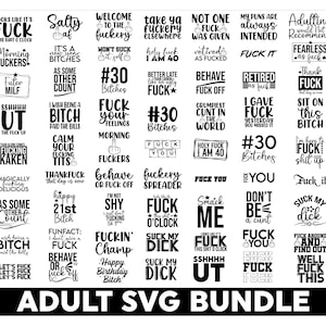 Adult Quotes SVG & PNG Bundle, Funny quotes SVG B undle, Sarcastic Svg, Rude Svg, Funny Adult Bundle,  Rude Adults Svg, Crafting Svg Bundle