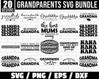 Grandparents svg bundle, Grandma svg Bundle, Nana svg Bundle, Grandkids svg, Grandma Life svg, Grandma png, Coffee Mug svg, Mimi svg