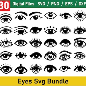 Eye SVG, EYELASHES Svg, Lashes Svg, Eyes Svg, Female Eye Svg, Beauty Eye Svg, Eye Clipart, Instant Download, Eyelash Clipart, Vector, Png