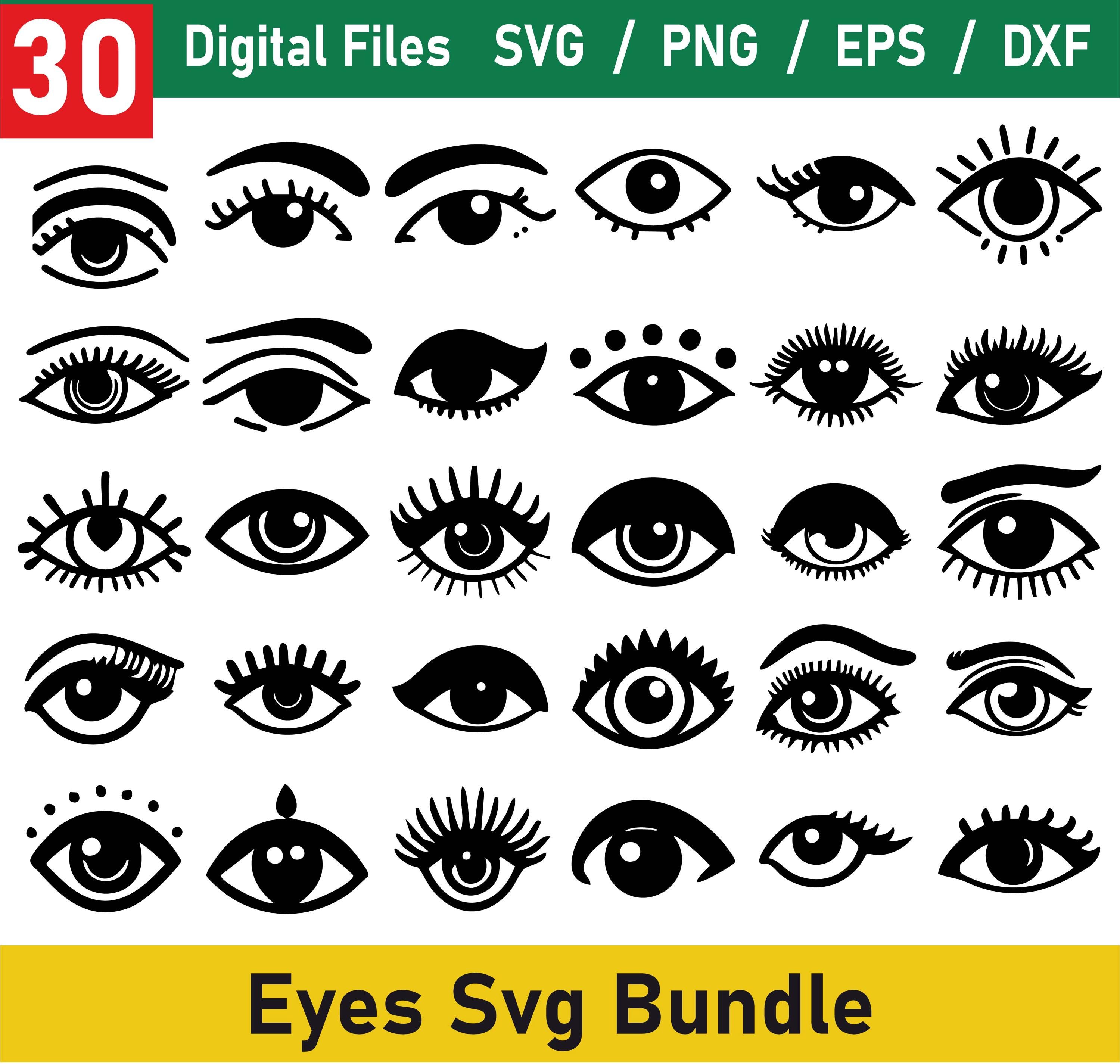 Eye mouth sticker - Etsy België, image size:3000x2850