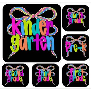 Back To School Bundle,  Preppy Back to School Bundle PNG, Coquette Teacher First Day of School Shirt Design, Pre-k 1st/2nd/3rd Grade