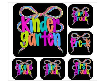 Back To School Bundle,  Preppy Back to School Bundle PNG, Coquette Teacher First Day of School Shirt Design, Pre-k 1st/2nd/3rd Grade