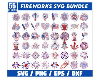 Fireworks Svg Bundle, Firecracker SVG, 4th of July Firework png Bundle, Fireworks, USA fireworks, Firecracker Svg, fireworks clipart
