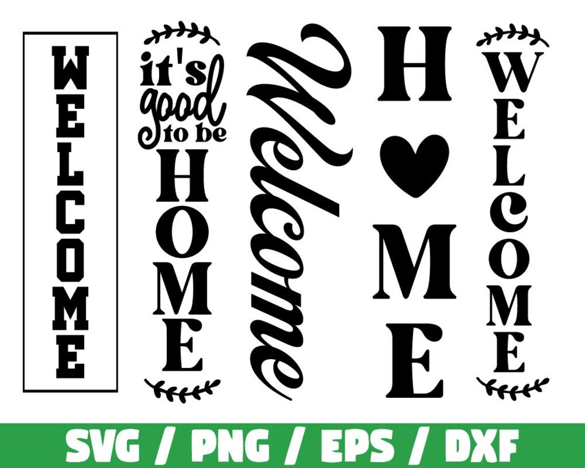 Welcome Porch Sign Svg Bundle, Welcome Sign Svg, Welcome Svg Bundle ...