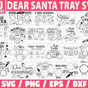 Beste Santa lade SVG bundel, Kerstmis SVG, Santa plank SVG, Santa plaat SVG, Santa melk cookies SVG, cookies voor Santa SVG, wortel SVG