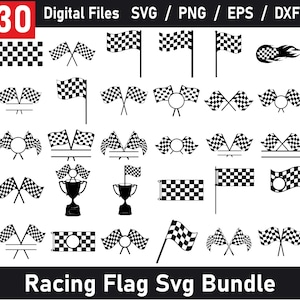 Race Flag SVG Bundle, Racing Flag, Race Flag, Finish Flag, Finish Line, Racing ClipArt, Race Car Flag Svg, Start Flags Svg