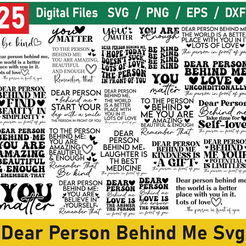 Dear You Card - Etsy