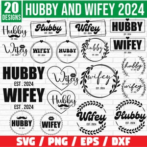 Pacote SVG Marido e Mulher 2024, Marido 2024 SVG, Esposa 2024 svg, camisas marido e esposa, marido esposa svg, Casamento svg, Marido e Mulher Svg