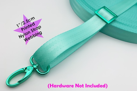 Pastel Mint Green Nylon Webbing Strapping Bag Straps 2.5cm 1 Wide Bag Making Bag Handles Replacement Strap Seatbelt Webbing Etsy