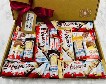 Kinder White Milk Chocolate Hamper Sweet Birthday Gift Box
