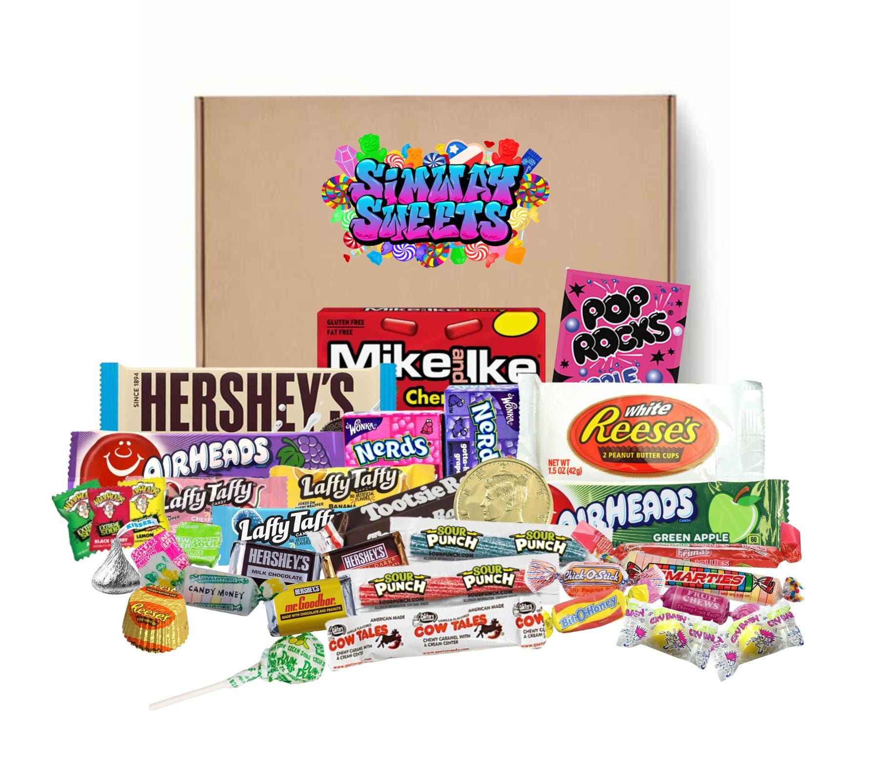 American Sweets Candies & Chocolate USA Sweet Box Gift