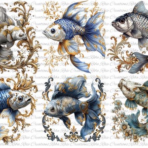 CS-46 Fancy Fish A4 rice paper