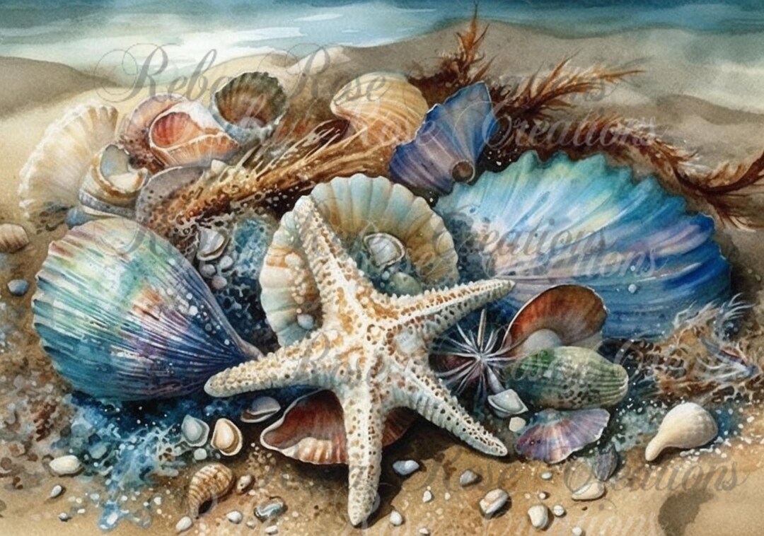 0382 Beachy Blue A4 Rice Paper - Etsy