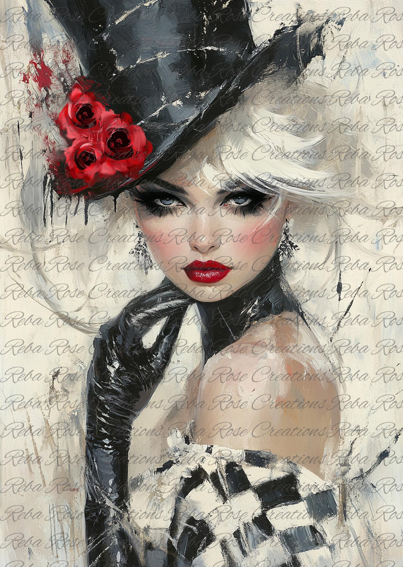 1849 Classy Harlequin Portrait Two A4 Rice Paper - Etsy