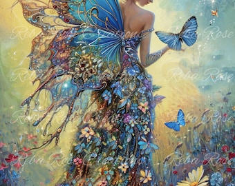 0950 Fairy Fantasy Dreams A4 rice paper