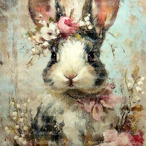 2092 Bunny A4 Rice Paper - Etsy