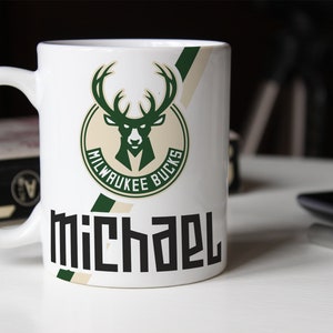 Uncanny Brands Milwaukee Bucks Bango Mascot Mug Warmer with Mug